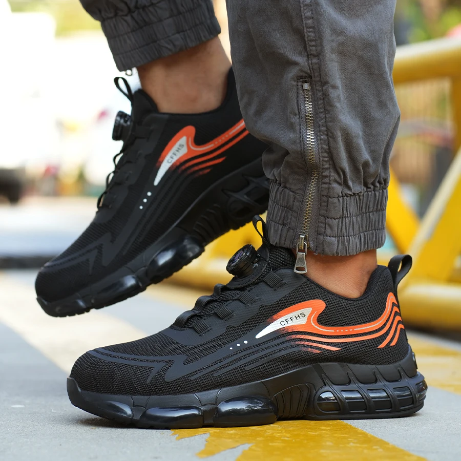 Zapatos de seguridad para el trabajo con cojín de aire, zapatos