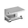 Toilet Paper Holder Wall Mount, Fits Mega Rolls Size  Toilet Paper Holder with Shelf,  Premium Rustproof Stainless Steel,Silver 4