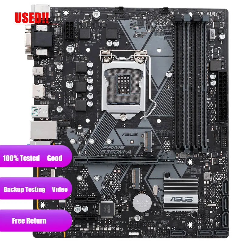 Asus PRIME-B360M-Aデスクトップマザーボード,Intel b360,lga 1151