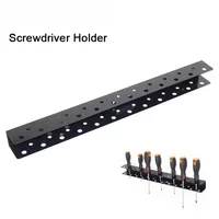 Hardware Tool Storage Rack Wall Mount Hammer Pliers Organizer Shelf Heavy Duty Floating Tools Metal Wrench Screwdriver Holder 2