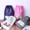 5Pcs Set Storage With Thickened Non-Woven Fabric Strap Mouth Large Capacity Travel Waterproof Shoe Bag Moistureproof 1