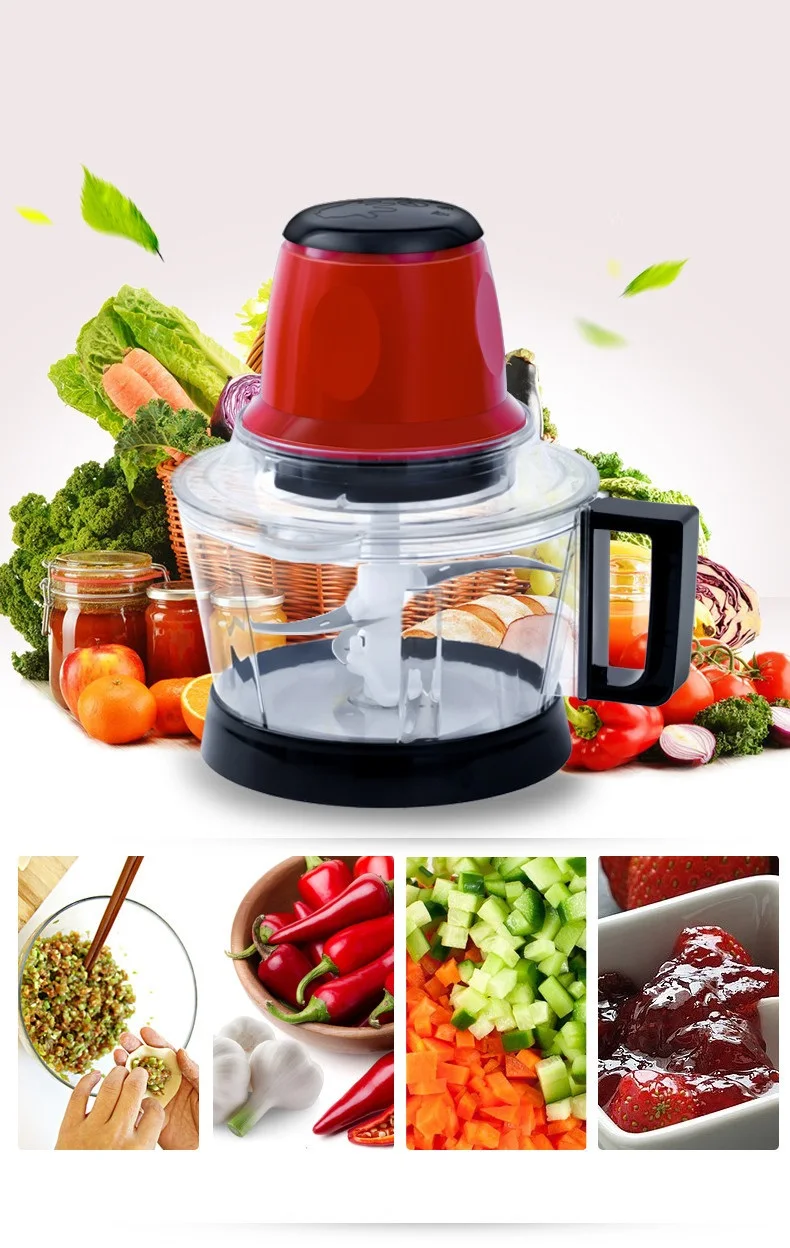 3L Electric Meat Grinder 220V Powerful Multifunctional Home Appliance Food Processor Meat Vegetables Blender Grinder 2