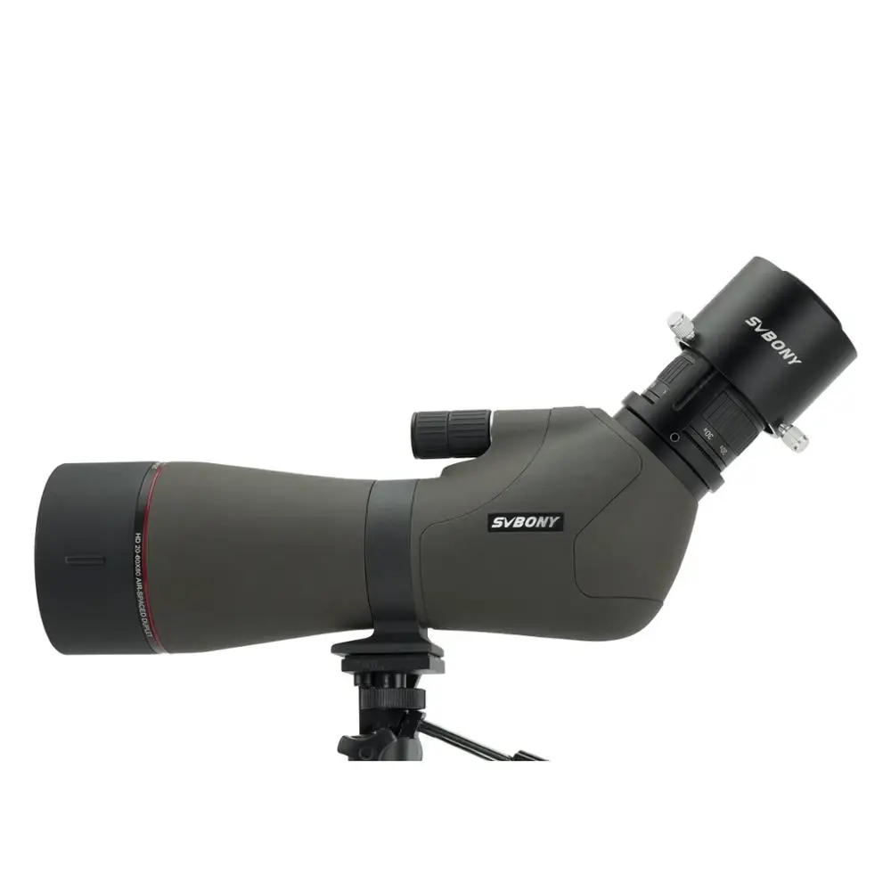 Svbony SV46 80mm 스포팅 스코프 20-60x 줌 망원경 사진 슈트 질소 방수 사진 촬영 조류로 가득