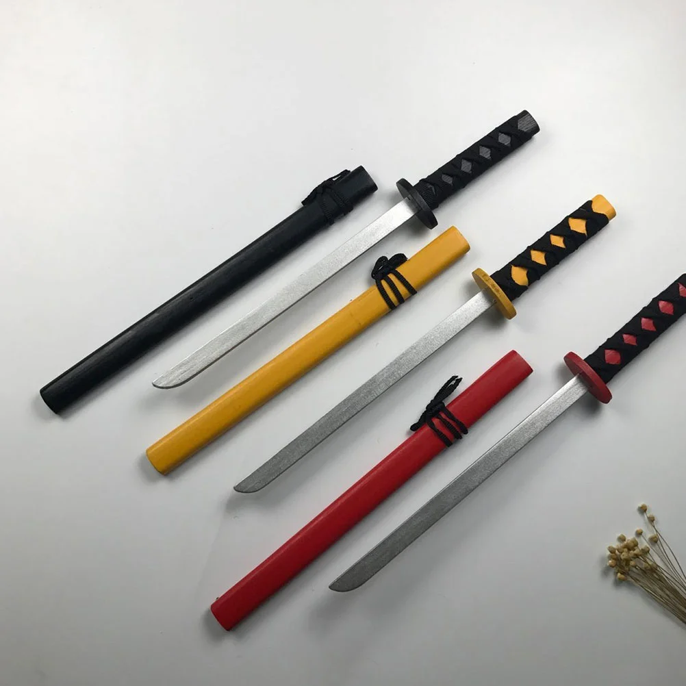 

Japanese Style Sword Toy Lightweight Wood Cosplay Sword Plaything Prop Simulated Japanese Sword Prop Japanese Decoration Crafts