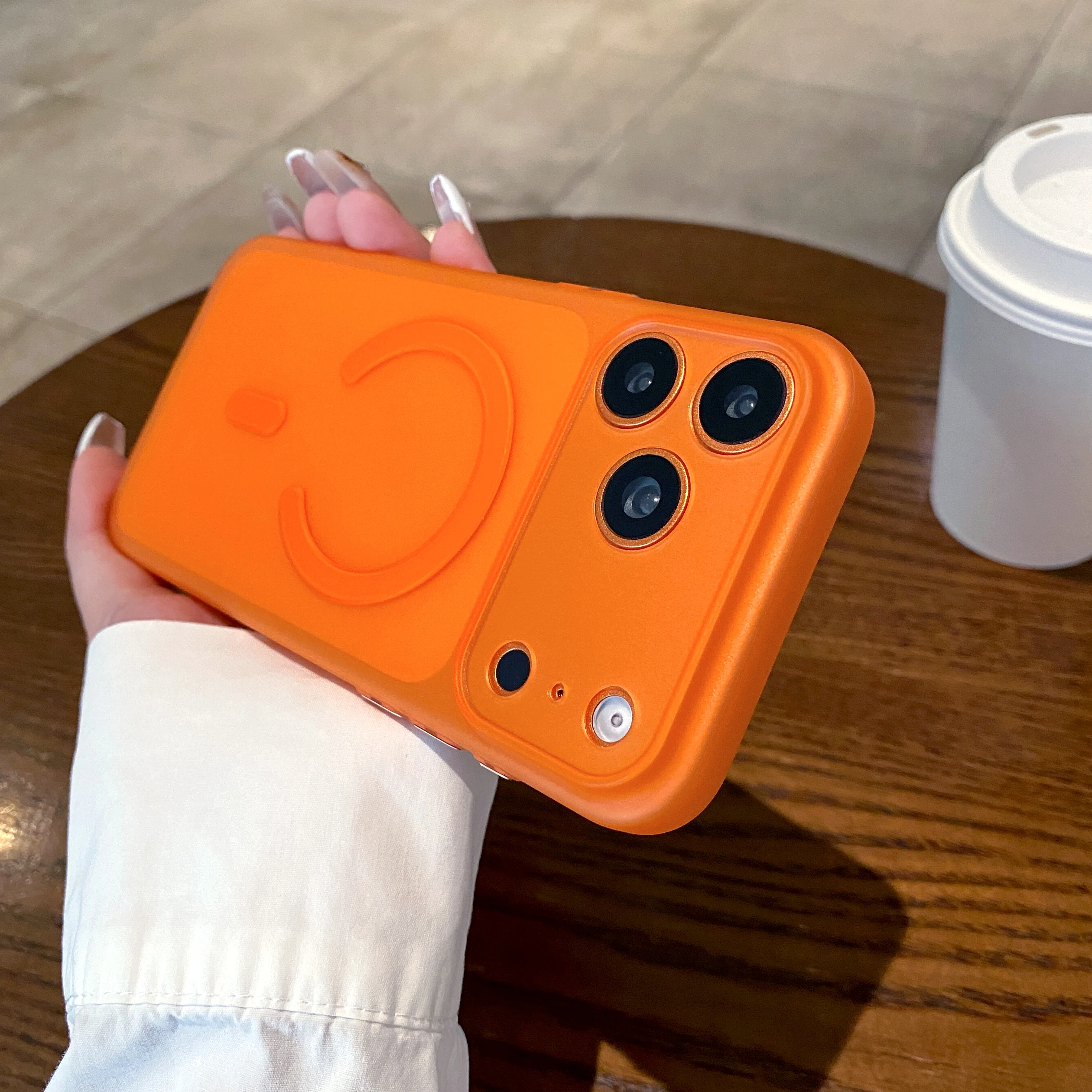 Sleek Magnetic Matte Translucent Phone Case