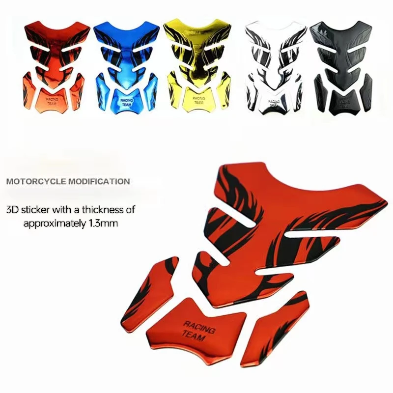 오토바이 탱크 패드에 대 한 유니버설 연료 탱크 스티커 물고기 뼈 패드 오일 가스 탱크 수호자 오토바이 커버 데 칼 장식