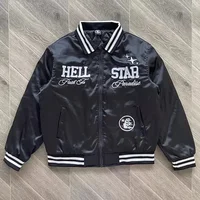 Hellstar PATH TO PARADISE BOMBER JACKET Heavy embroidered cotton jacket for men and women 1