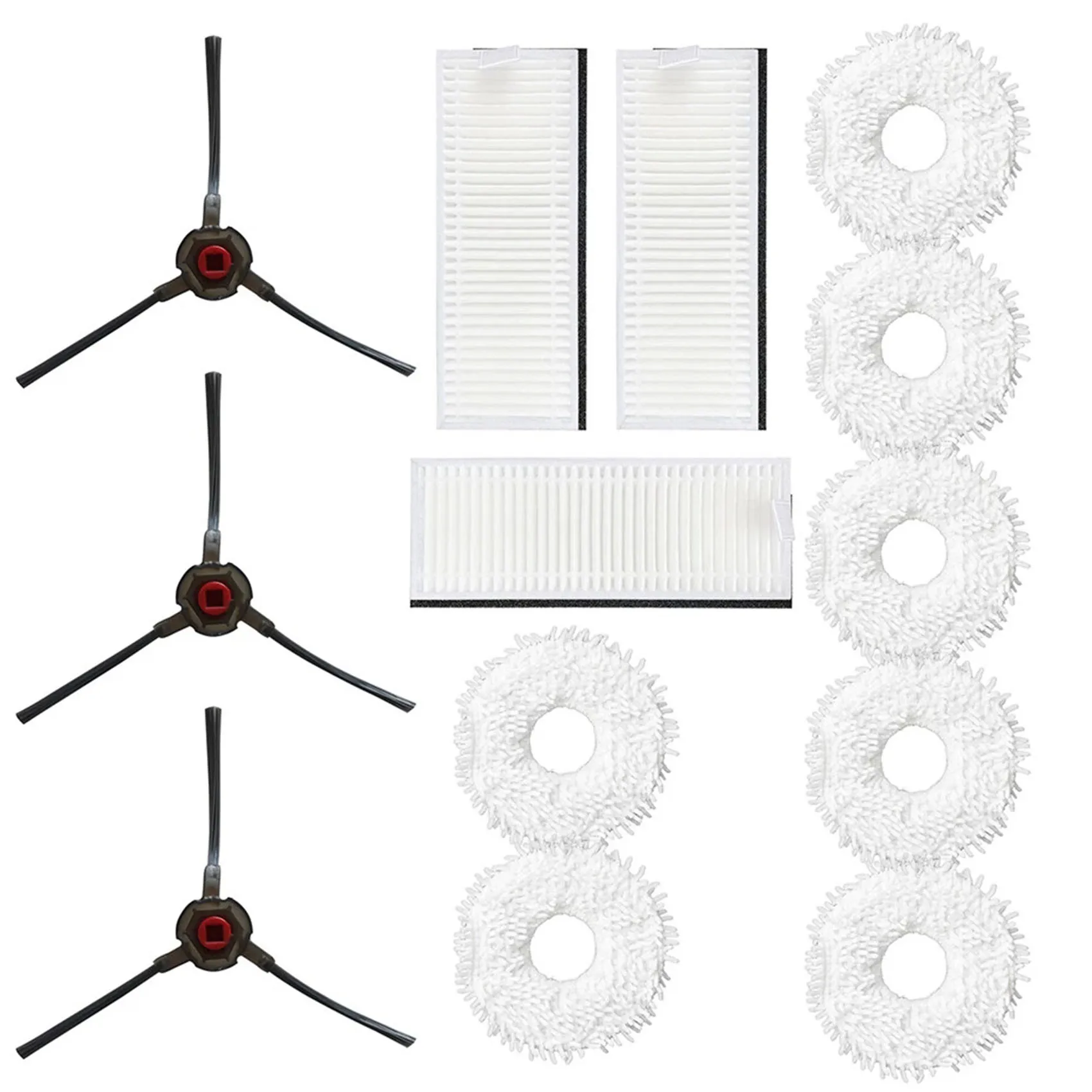 

13 шт./набор, боковые щётки для швабры Yeedi