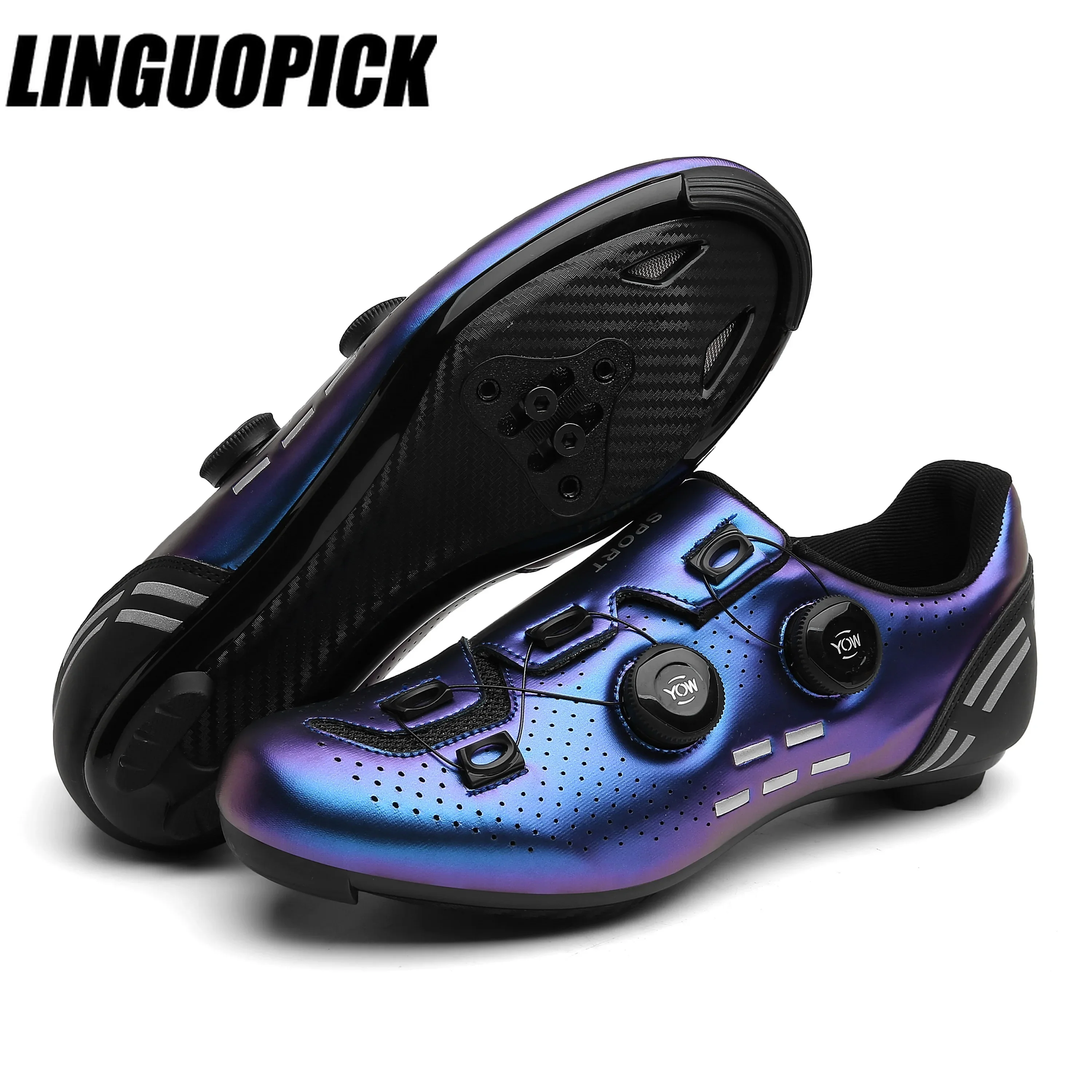 2025 cycling shoes speed mtb bike sneakers cleat Non-slip Men's