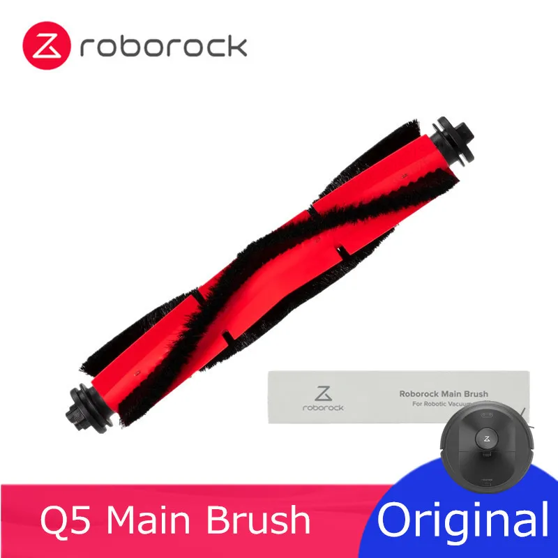 1 Pair Dual Rubberized Main Roller Brushes For Xiaomi Roborock Q8 Max, Q8  Max+, Q5 Pro, Q5 Pro+ Robots Vacuum Cleaer Replacement - AliExpress