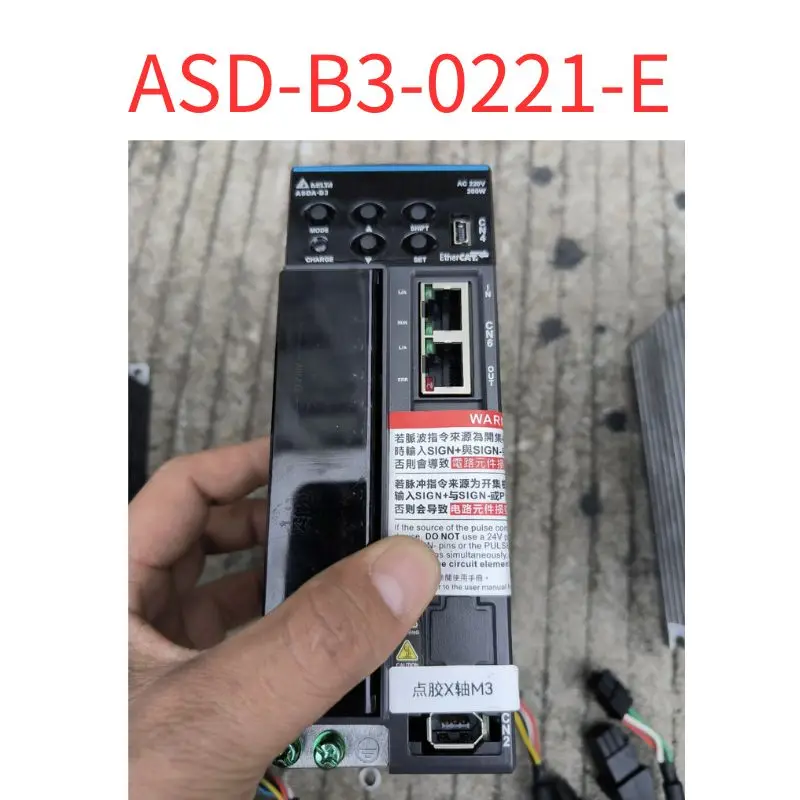 

ASD-B3-0221-E servo driver 200W Second-hand test OK