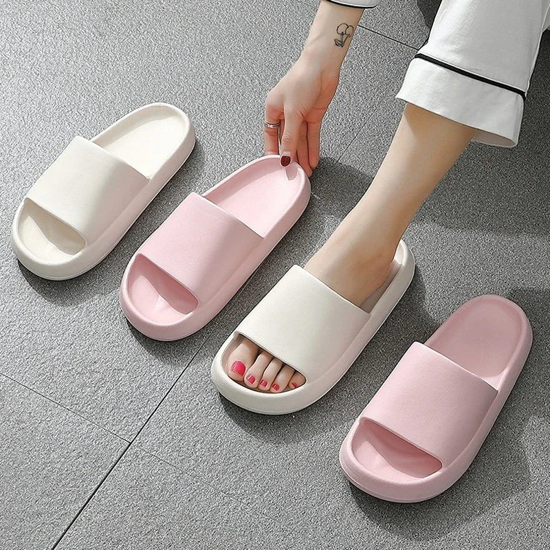 Men Home Slippers Male cloud Sandals Bathroom Women Non Slip