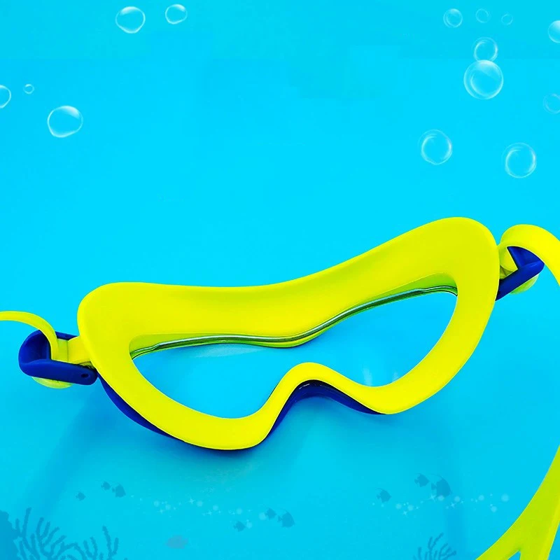Children's swimming goggles Macaron PC anti fog swimming goggles waterproof large frame goggles 3
