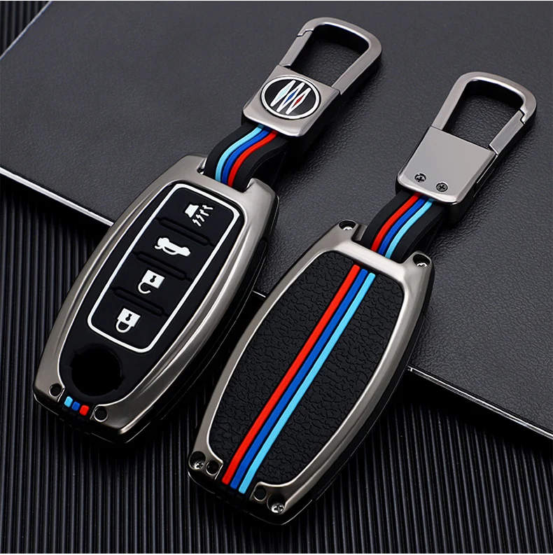 Astuccio portachiavi in Gel di Silicone luminoso lega di zinco per Nissan Qashqai J10 J11 x-trail T31 T32 tira Tiida Pathfinder Murano Note Juke 25 Astuccio portachiavi in Gel di Silicone luminoso lega di zinco per Nissan Qashqai J10 J11 x-trail T31 T32 tira Tiida Pathfinder Murano Note Juke - Sa108a72f9be94b868001590d4ffefc81y