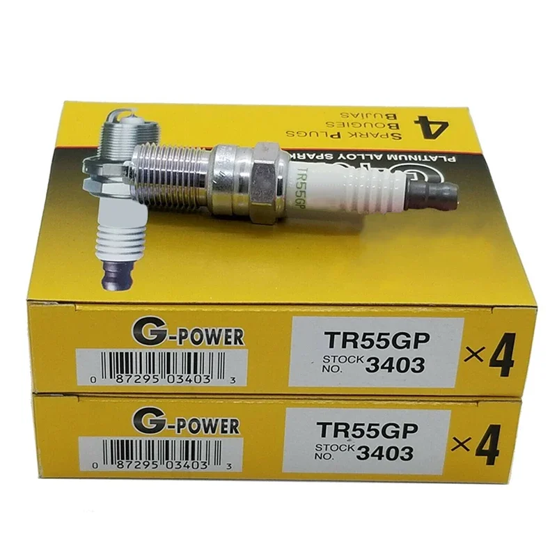 

4/6Pcs 3403 TR55GP Platinum Spark Plug for FORD MUSTANG EXPLORER CHEVROLET CADILLAC BUICK LINCOLN PONTIAC MERCURY GMC