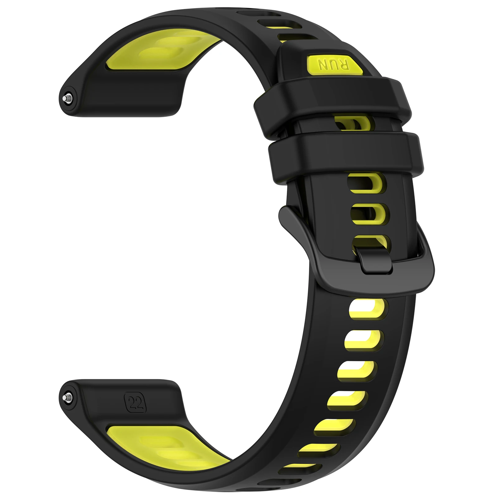 Breathable 22mm Silicone Wristband Bracelet Replacement