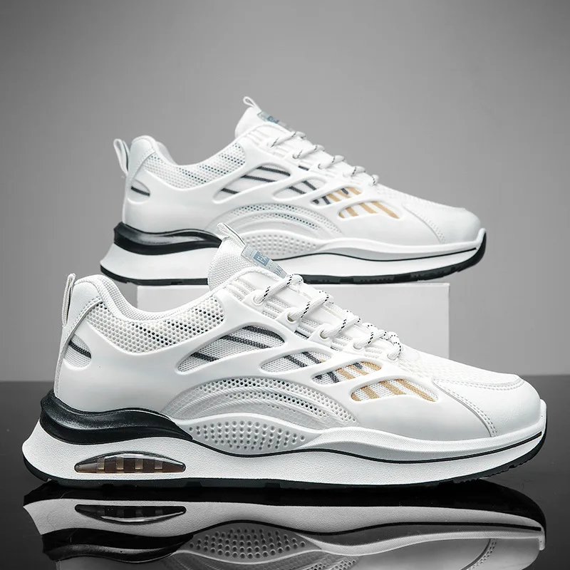 Fashion Men Sneakers Air Cushion Running Shoes Men Mesh Breathable