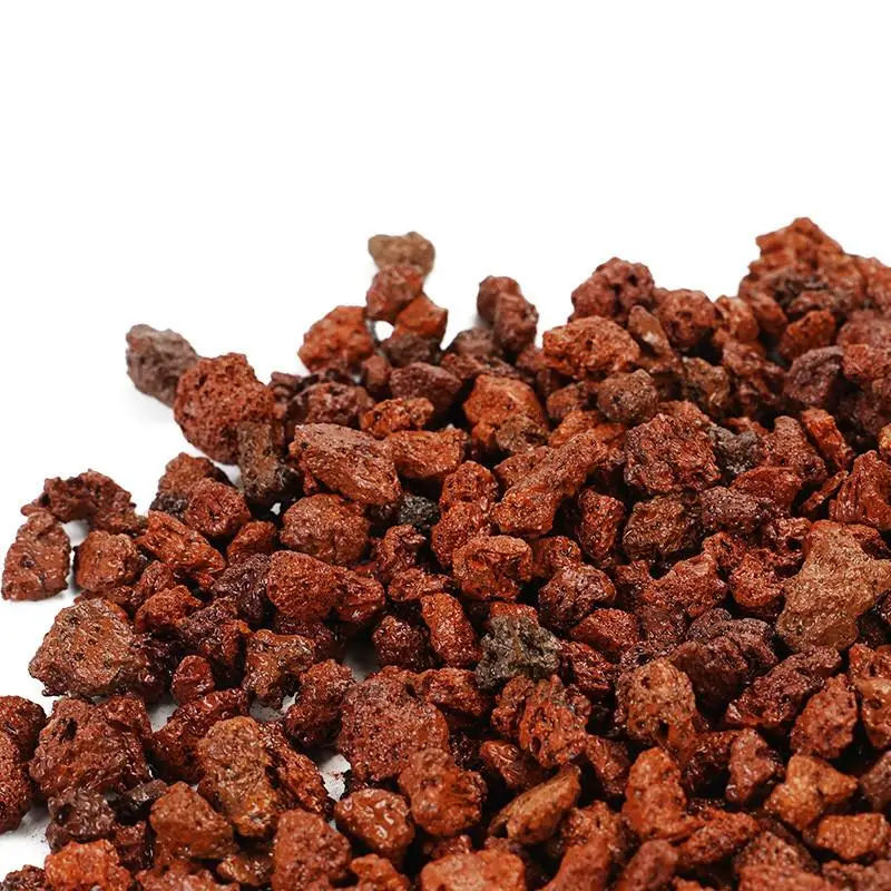 500g red/black volcanic rocks subtle underground rocks natural area Filter Granular special fish tanks