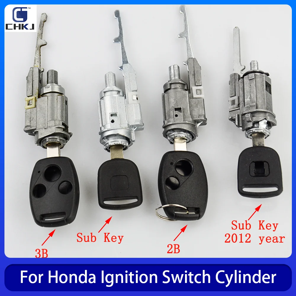 CHKJ Ignition Switch Cylinder Lock For Honda Ignition Lock Core For