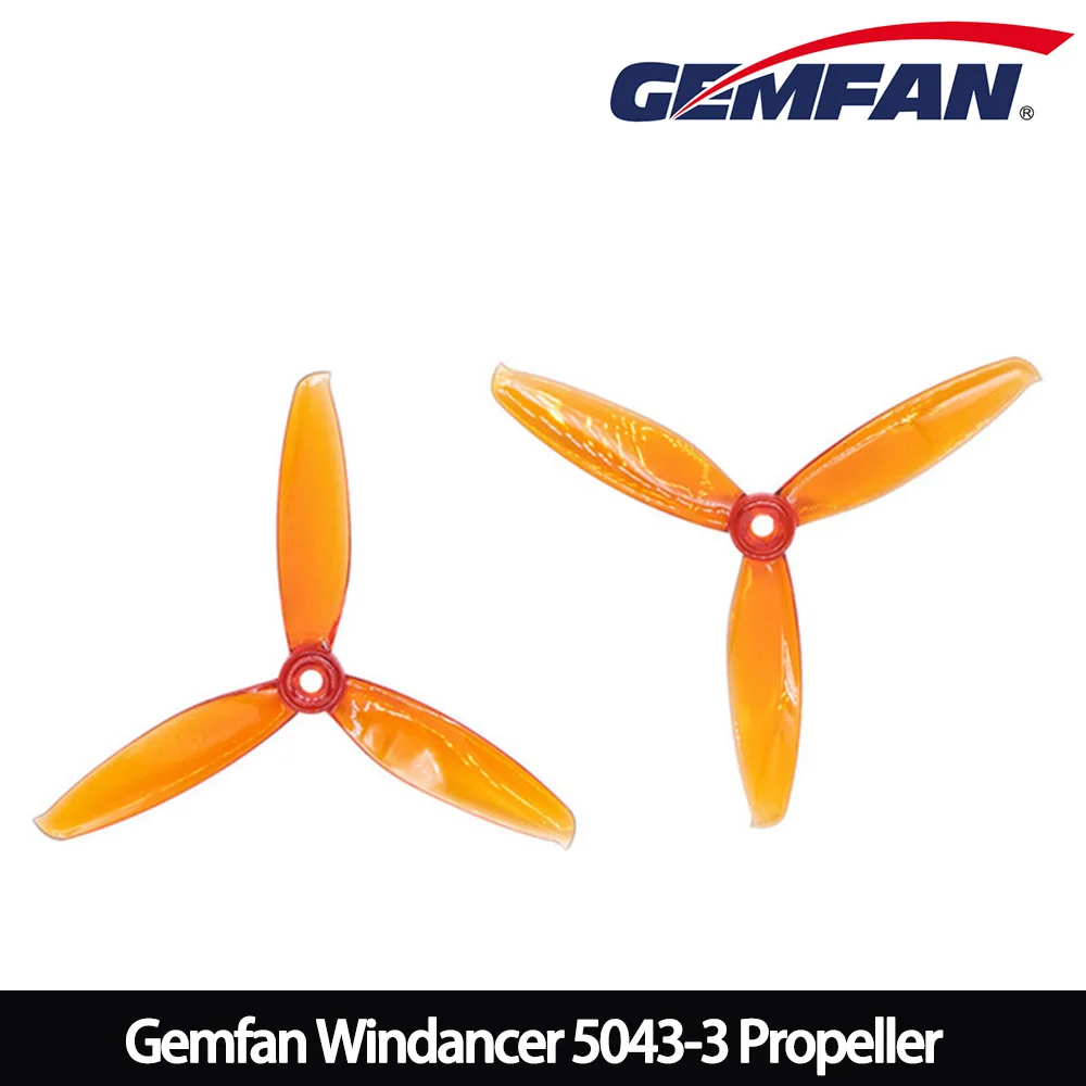 ตัวเลือกสินค้า ใบพัดโดรน Gemfan 5x4.3 3 ใบพัด วัสดุ PC สำหรับ FPV แข่งขัน
