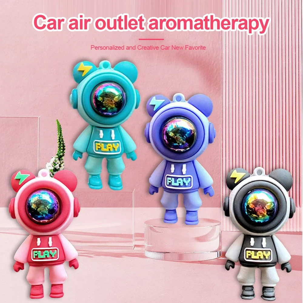 Astronaut-Themed Car Air Freshener and Pendant