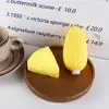 Sticky Cheese Squeeze Toy Slow Rebound Pinch Decompression Vent Antistress Simulation Corn Toy Squishy Slow Rising 2