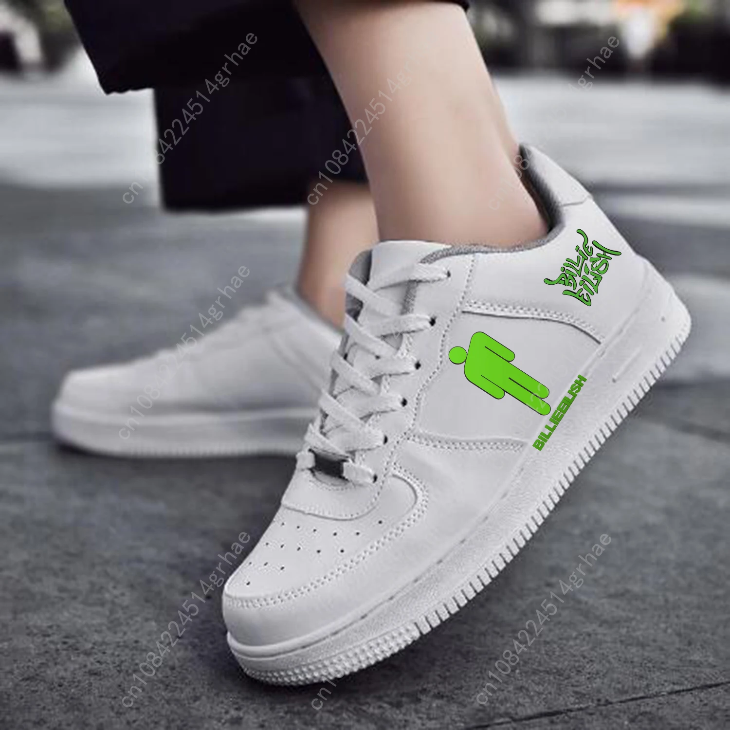 Hot Bilie What Was I Made For Eilish AF Basketball Sports Running Flats Force Sneakers Lace Up Mesh Customized Made Shoe DIY