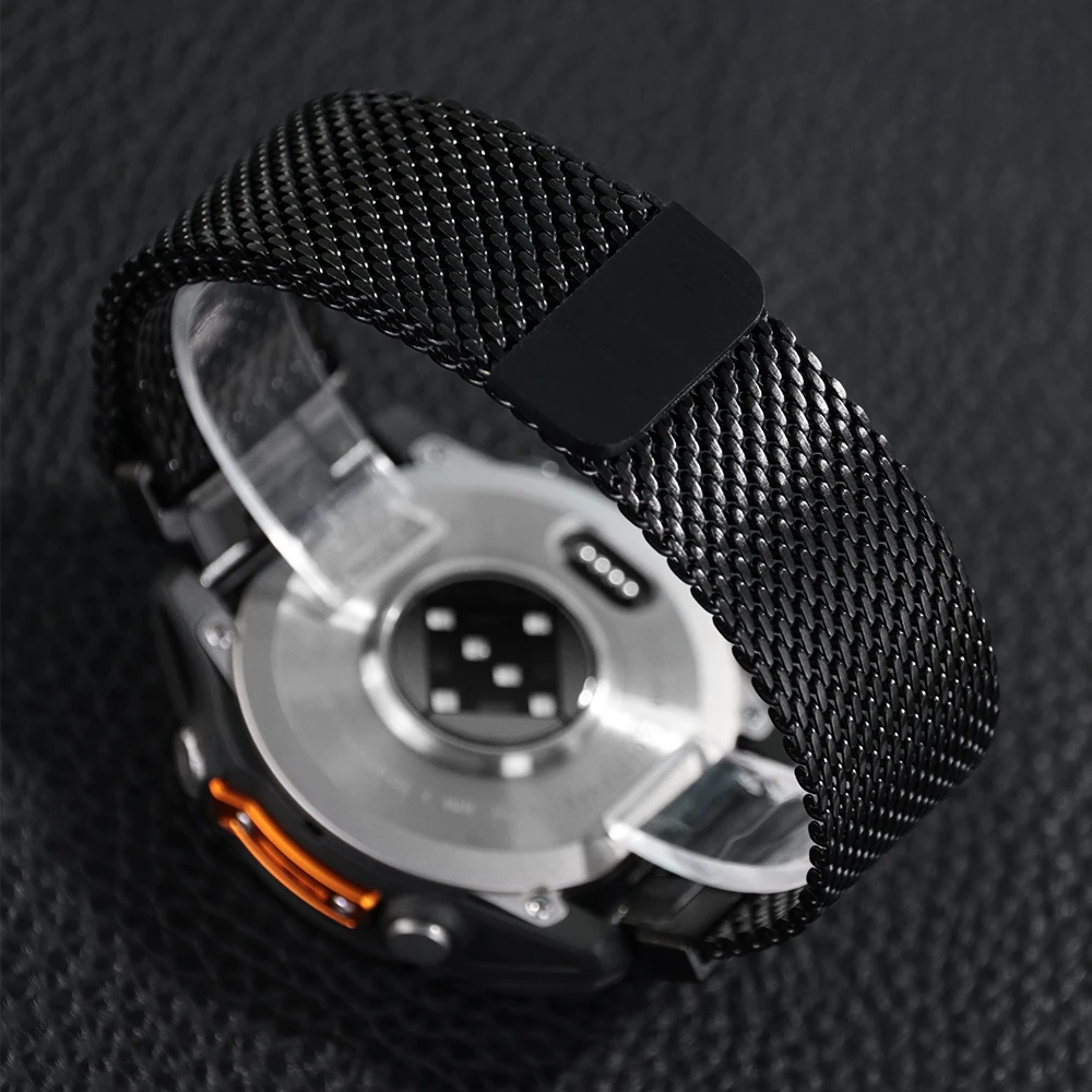 Premium QuickFit Milanese Loop Strap - Stainless Steel Magnetic Band, 22/26mm