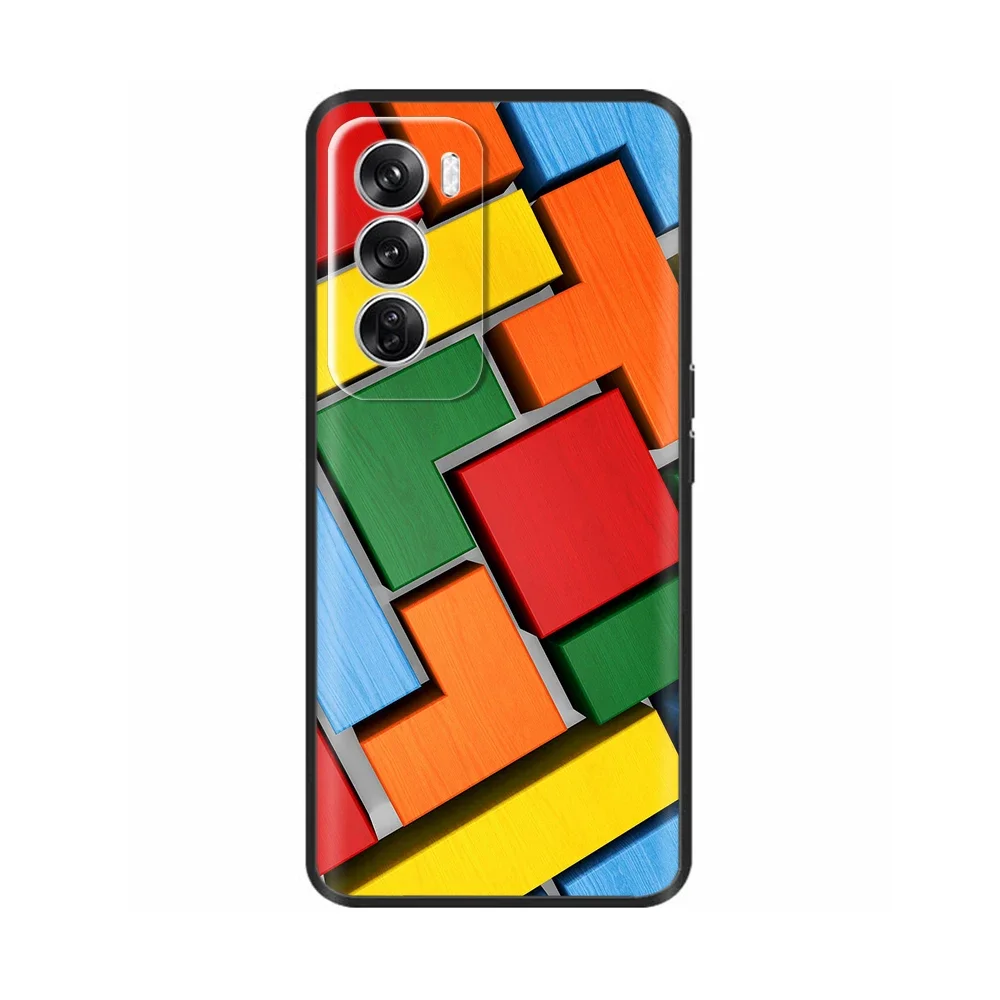 EASSGU Custodia per OPPO Reno12 Pro 5G / OPPO Reno 12 Pro 5G (6.7 Inches), Cover Silicone TPU Colore Sfumato Trasparente, Custodia per Telefono