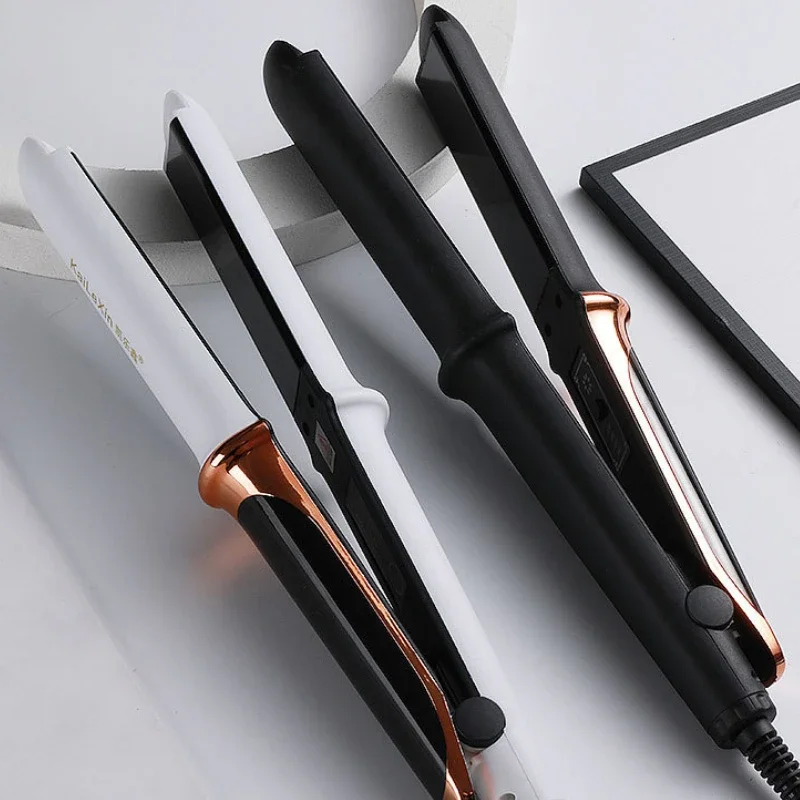 4 Gears Adjustable Temperature 2in1 Professional Flat Iron Hair Straightener Fast Warm-up Styling Tool for Wet or Dry Hair 5