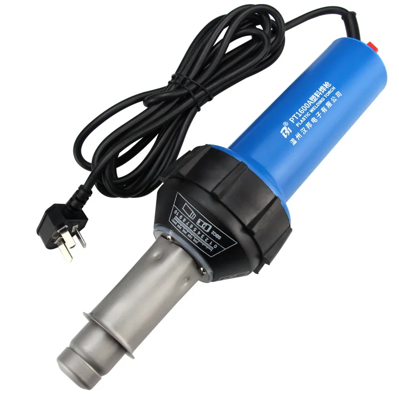 Industrial Grade 1600W High-power Hot Air Gun, Plastic Floor Leather Welding Gun, PVC Floor Adhesive Welding Line Joint Tool, PP
