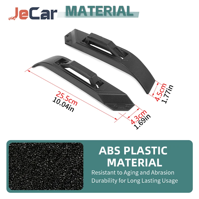 JeCar ABS 자동차 장식 스즈키 지미 2019 UP 자동차 외장 후드 액세서리 용 자동차 앞 후드 핸들