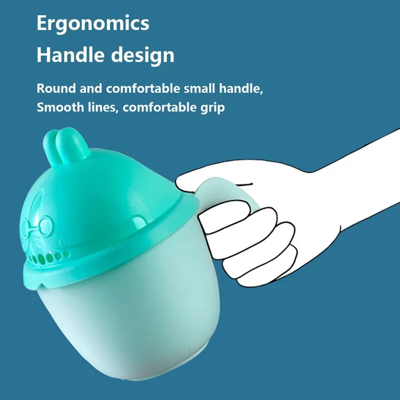 Baby bath tool Baby Bath Caps Toddle Shampoo Cup Children Bathing Rinse Bailer Baby Shower Accessories Newborn Kids Washing Hair Spoons