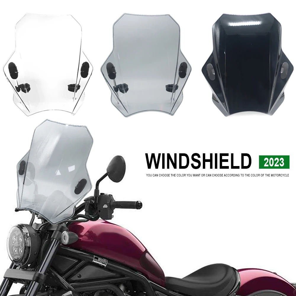 

For HONDA CMX1100 CMX300 CMX500 REBEL 1100 300 500 Universal Motorcycle Windscreen Windshield