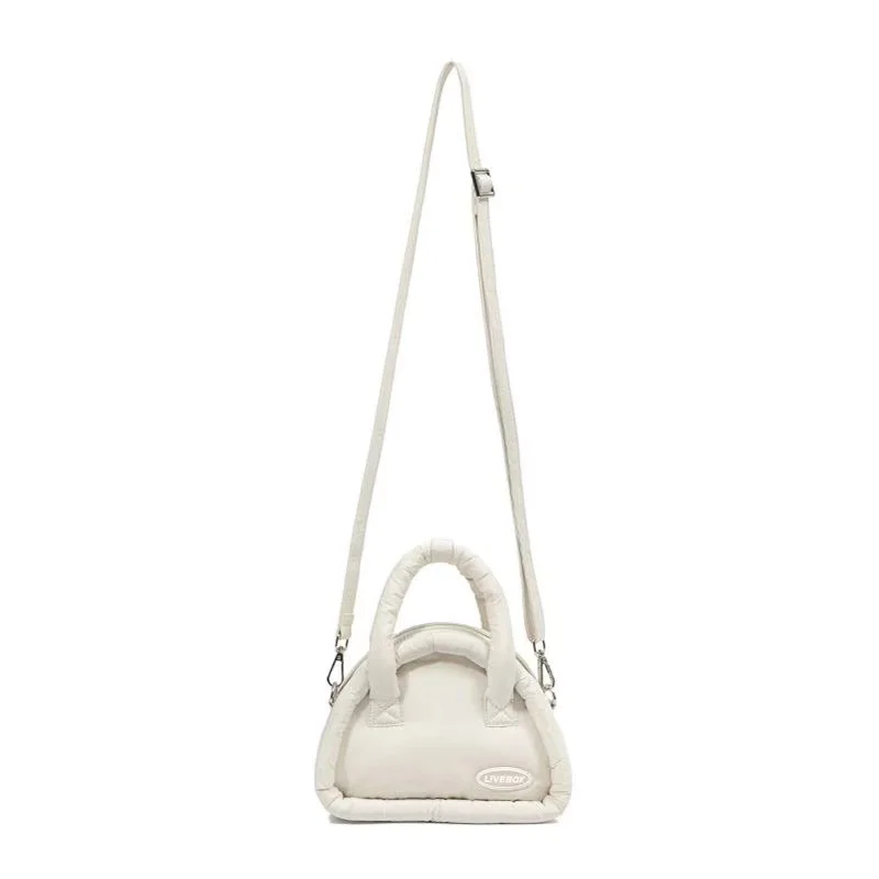 Xiuya Sweet Cute Handbags for Women Fluffy Soft Clouds Casual Crossbody Bag Harajuku Style Summer New Fashion Shoulder Bag crossbody bag,women shoulder bag,women messenger bag