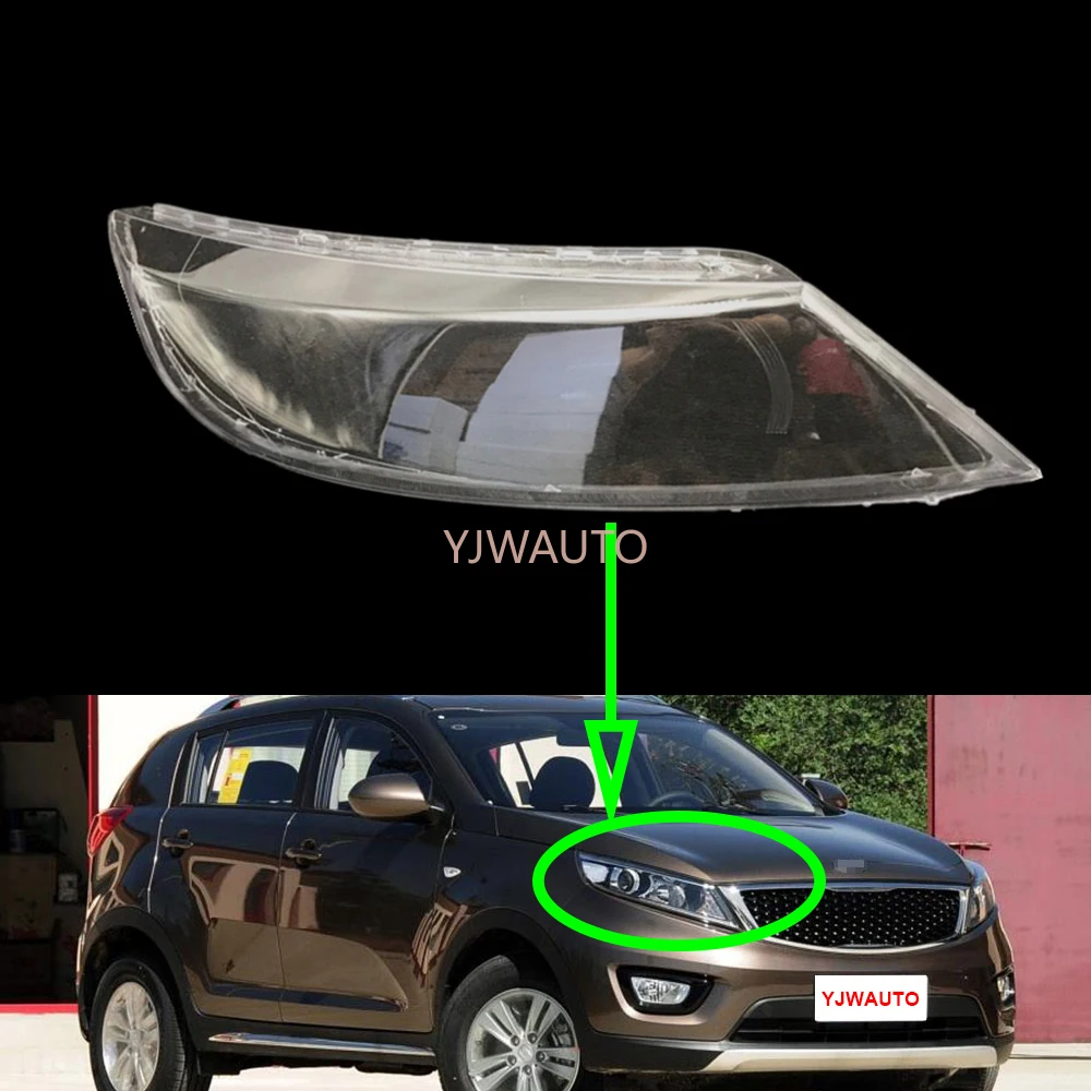 

Headlamp Lens For Kia Sportage R 2014~2017 Headlight Cover Car Light Glass Replacement Front Auto Shell Projector Lens