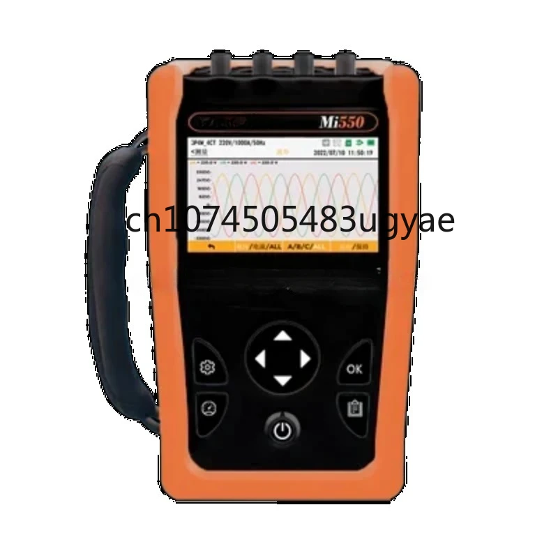 

Mi550Power Quality Analyzer Energy Consumption Monitoring Three-Phase Power Harmonic Handheld Waveform Recording/parts accessory