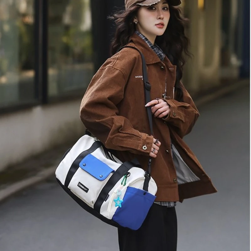 New Oxford Large Capacity Travel Bag 2024 Fashionable and Minimalist Crossbody Bag Trendy Shoulder Bag for Travel Couples