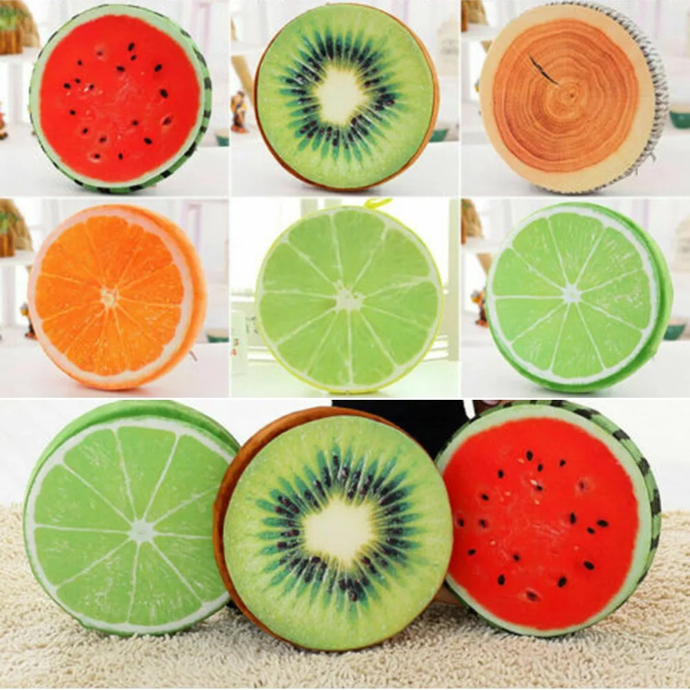 Watermelon Pillow Fruit Cushion Image 4