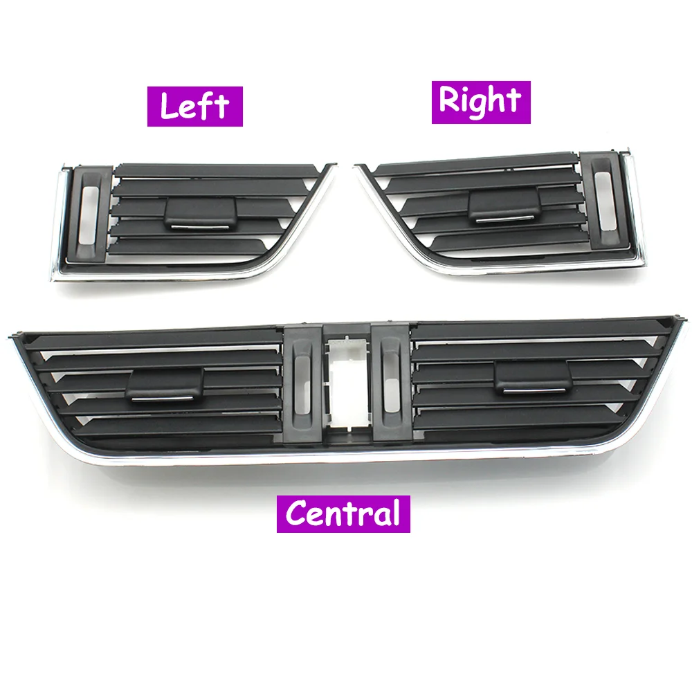 Octavia Auto Vorne Mitte Dashboard Links Rechts Mitte AC Vent Grille Air Vent Panel Abdeckung Für Skoda 2013-2021 5E0820951C – Detail 3