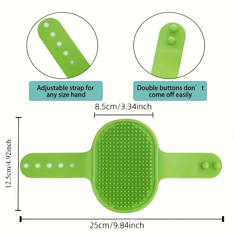 Rubber Dog Cat Brush Comb Bath Glove Hair Fur Grooming Massage Pet Bath Supplies pet grooming brush