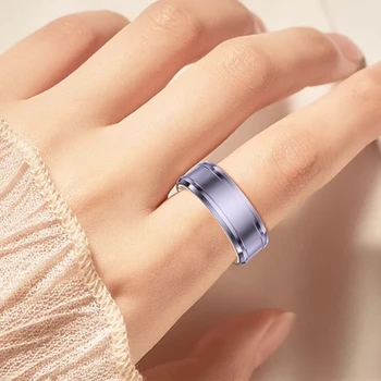 R3 Smart Ring Electronic Bluetooth Ring Waterproof Health Tracker Heart Rate Blood Pressure Blood Oxygen Monitor for Women Men 4