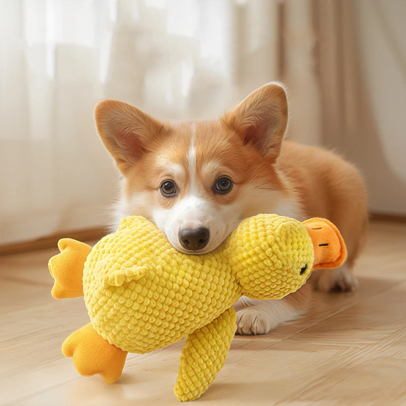 Duck Plush Dog Toy 4