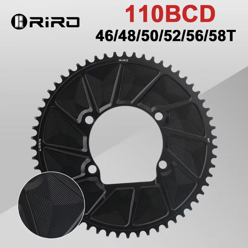 bike chainring RIRO 110 BCD Chainring 9S 10S 11S 12S Road Bike Chainring 110bcd Crown 46T 48T 50T 52T 54T 56T 58T Bicycle Chainwheel
