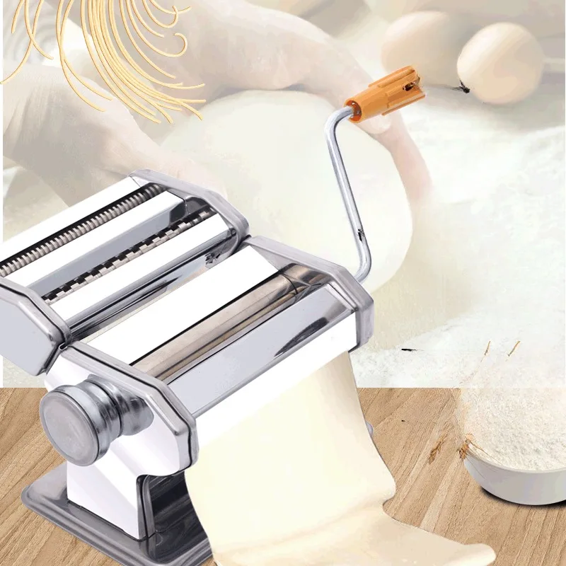 Manual Noodle Machine Split Two-knife Noodle Machine Household Dough Press Kitchen Rolling Cutter kitchen accessories,noodle press,pasta attachment