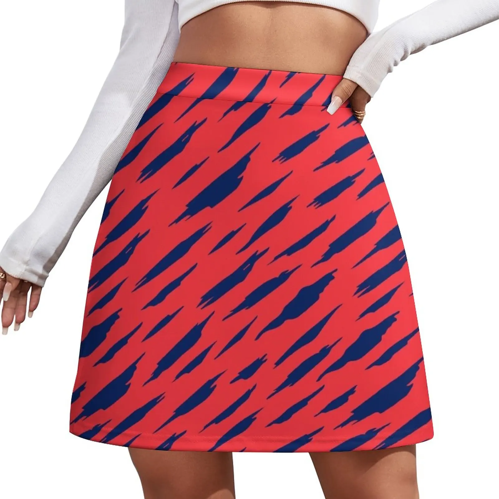 Abstract pattern Mini Skirt summer skirts womens clothing outfit korean style fairy core доска разделочная abstract 30 х 20 см