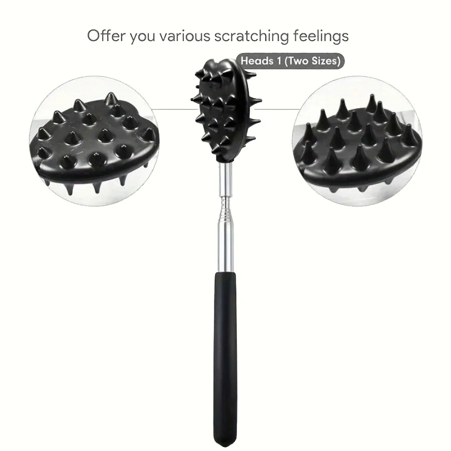 Cactus Scratcher Back Scratcher On A Big Stick, Retractable Backscratchers for Men, Women 3