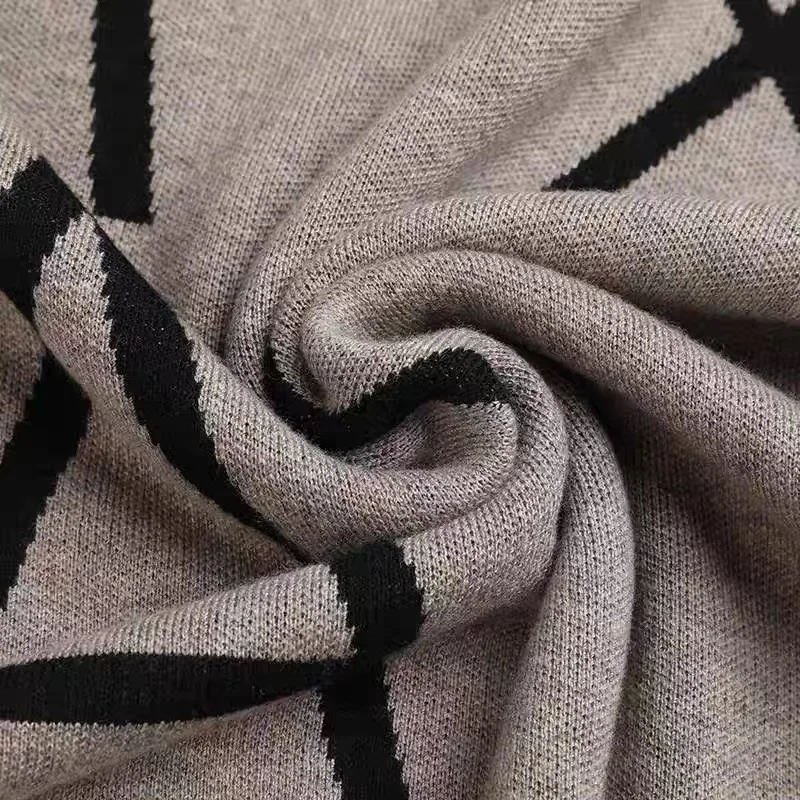 2024 New High-end Brand Wool Pullover Men's Designer Winter Sweater Fashion Geometric Jacquard Casual Pullover Men's Clothing AA