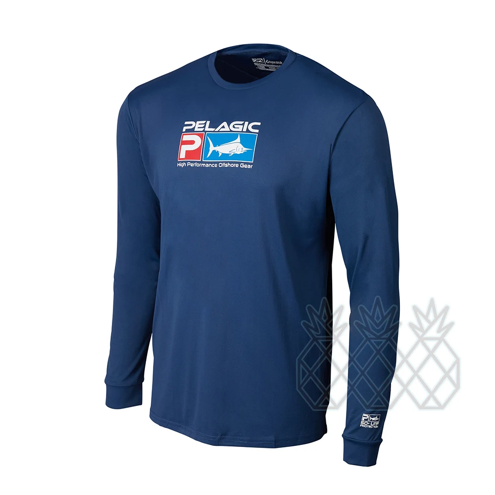 PELAGIC Fishing Shirt Summer Long Sleeve Shirt UPF50 Quick Dry