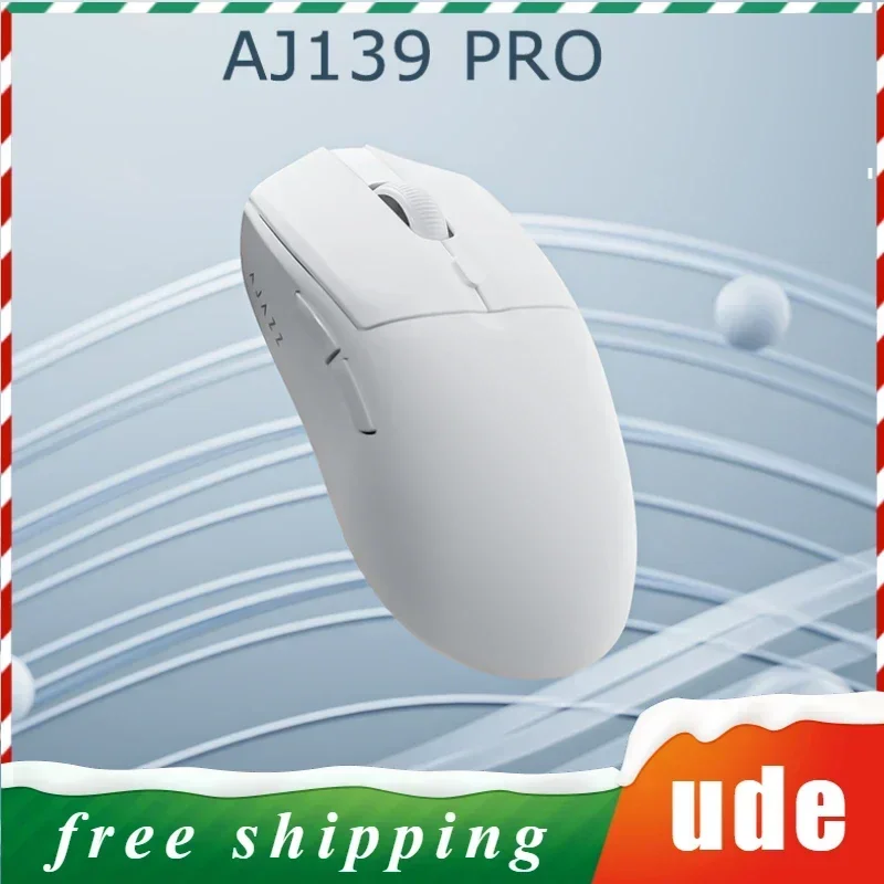 

New Ajazz AJ139PRO Wireless Mouse 2.4GHz Bluetooth 26000DPI Wired Gamer PAW3395 Laptop Optical PC Accessory Gift Office Mouse